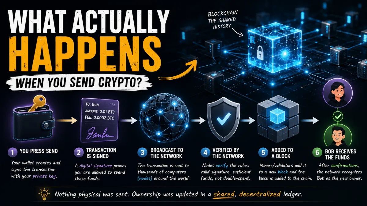 What Actually Happens When You Send Cryptocurrency?